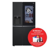 Frigorifero Side-by-Side InstaView | Classe E, 635L | Wi-Fi, Dispenser senza allaccio, Fresh Balancer, No frost | Nero opaco
